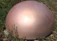 Полусфера металлическая медь (207268) производство промоборудование ø 1000 мм.  в Красноярске