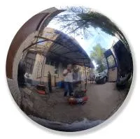 Шар ø 950 мм. полый полированный (517592) монтаж - сфера арт-объект пустотелая  в Красноярске