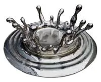 Всплеск воды из нержавеющей стали (517626) монтаж арт-объект  в Красноярске