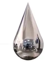 Капля 1000 х 500 зеркало aisi304 (517624) производство арт-объект  в Красноярске