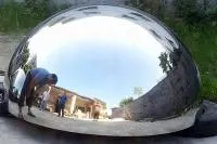 Полусфера ø 1500 нержавеющая сталь (207298) сертификат промоборудование мм.  в Красноярске