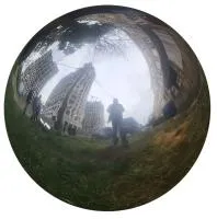 Шар из нержавеющей стали ø 600 мм. (517182) производство - сфера арт-объект пустотелая  в Красноярске