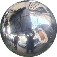 Шар ø 400 мм. полый полированный (517581) сертификат - сфера арт-объект пустотелая  в Красноярске
