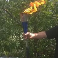 Факел на праздник Сахалин (197156) производство жидкость факелы ø 135 мм. ветроустойчивая  в Красноярске