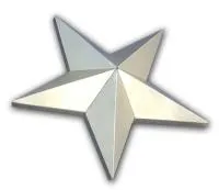 Звезда на обелиск ø 200 (197199) поставка - стела памятник мм. пустотелая  в Красноярске