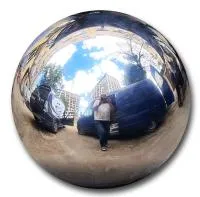 Шар ø 600 мм. полый полированный (517585) поставка - сфера арт-объект пустотелая  в Красноярске