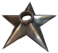 Звезда ø 1100 мм. бронза (197207) поставка комплект горелка ГВД 379 10 89 00 ПС вечный огонь пустотелая  в Красноярске