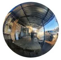 Шар ø 2000 мм. полый полированный (518297) монтаж - сфера арт-объект пустотелая  в Красноярске