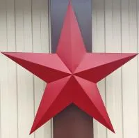 Красная звезда декор на стену в Красноярске (518432)