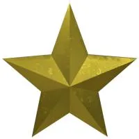 Звезда накладка на памятник литая латунь в Красноярске (518483)