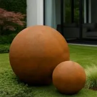 Кортен 2 шара - композиция (518935) ∅ 0,75 и 1,5 м. Красноярск 