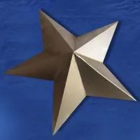 Звезда на обелиск латунь (197203) поставка - стела памятник ø 600 мм. пустотелая  в Красноярске
