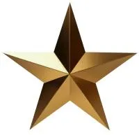 Звезда СССР накладка на стелу листовая бронза в Красноярске (518487)