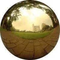 Полированный шар из латуни (198298) производство - сфера арт-объект ø 1000 мм. пустотелая  в Красноярске