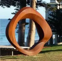 Композиция кольцо кортеновская сталь (518268) сертификат арт-объект  в Красноярске