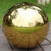 Шар полированный золото (198307) поставка - сфера арт-объект ø 1000 мм. пустотелая  в Красноярске