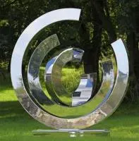 Скульптурная арт композиция кольца (518293) поставка арт-объект  в Красноярске