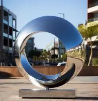 Кольцо нержавеющая сталь скульптура (518260) производство арт-объект  в Красноярске