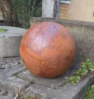 Сфера 3D парк КОРТЕН сталь (518912) ∅ 500 мм. Красноярск