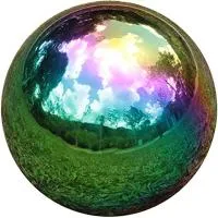 Шар зеркальная нержавейка (198285) монтаж - сфера арт-объект ø 1000 мм. пустотелая  в Красноярске