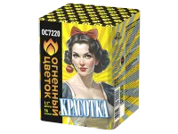 Батарея салютов Красотка ОС7220 купить от производителя Огненный Цветок — Красноярск