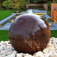 Сфера КОРТЕН - ШАР ФОНТАН 3D (518902) ∅ 850 мм. Красноярск 
