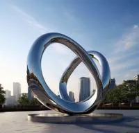 Кольца из нержавеющей стали скульптура (518263) поставка арт-объект  в Красноярске