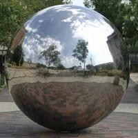 Металлический шар полированный (198287) монтаж - сфера арт-объект ø 1000 мм. пустотелая  в Красноярске