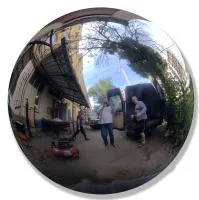 Шар ø 750 мм. полый полированный (517588) монтаж - сфера арт-объект пустотелая  в Красноярске